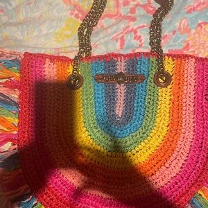 A brand new without tags straw in demand tote